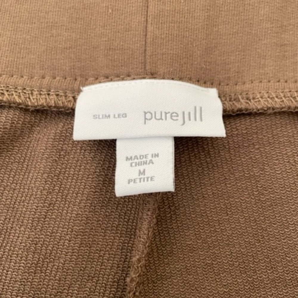 Soft Brown M Petite Knit Pants - J.Jill - Picture 3 of 4